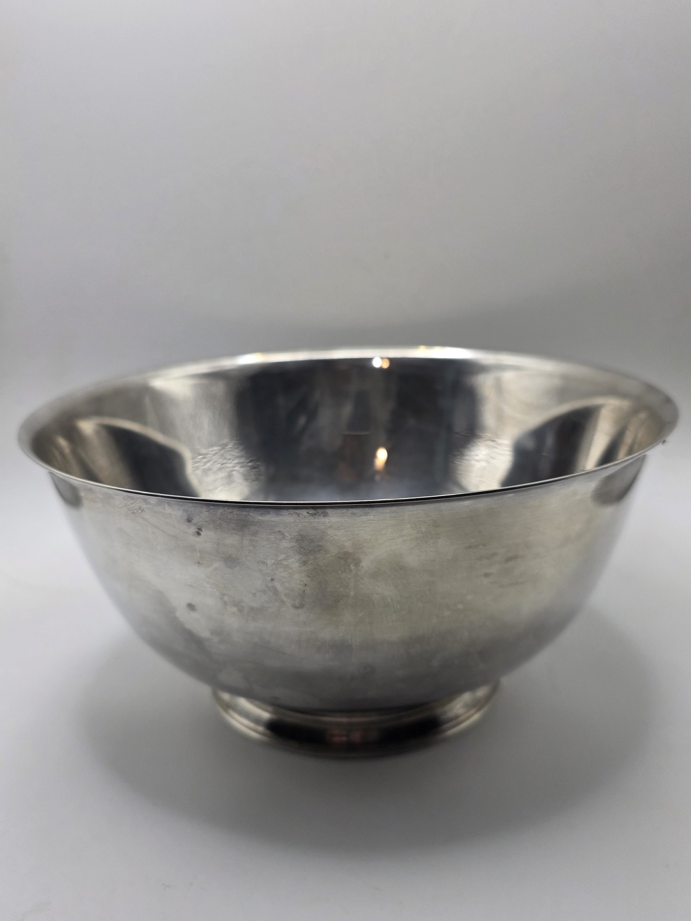 Vintage Oneida Sons of Liberty Paul Revere Reproduction Silver Bowl